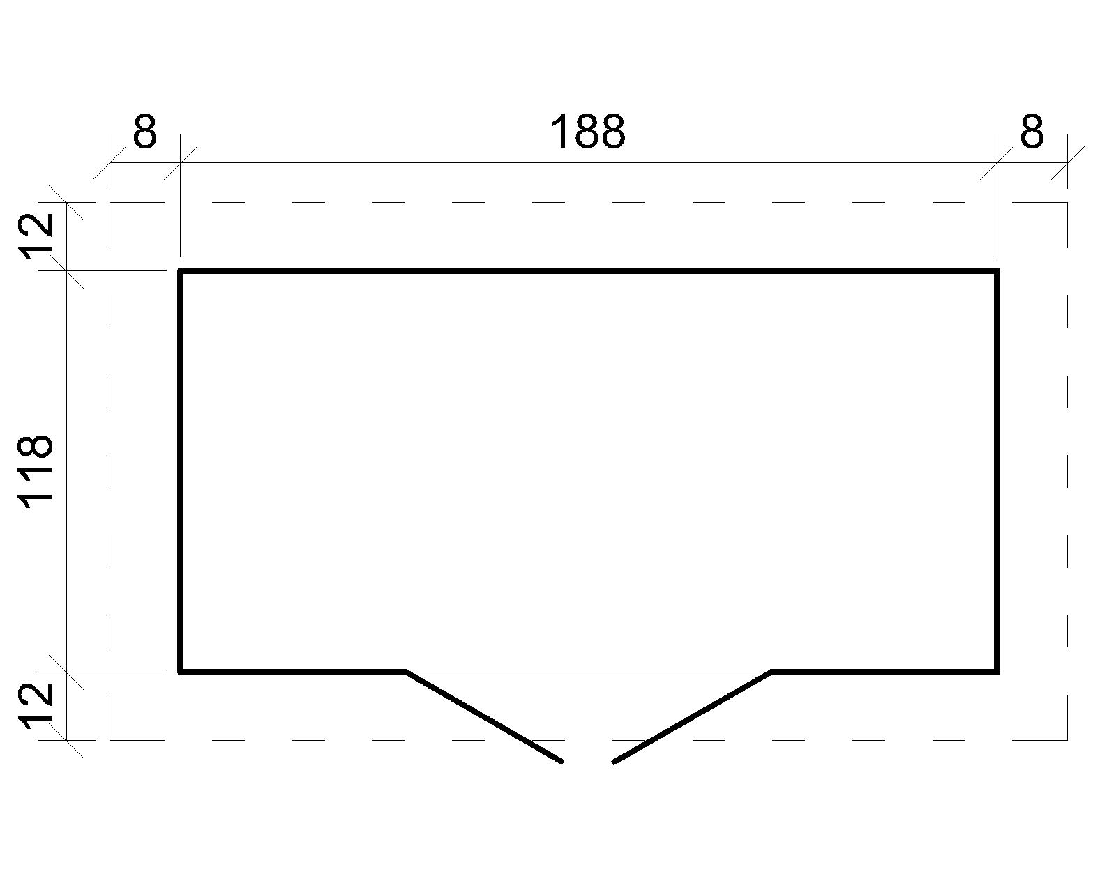 Abri de jardin en bois- porte verrouillable de haute qualité - Stockage extérieur l204xL142xH200cm/2.22m2- Petit abri à outils TIMBELA M311F - 7