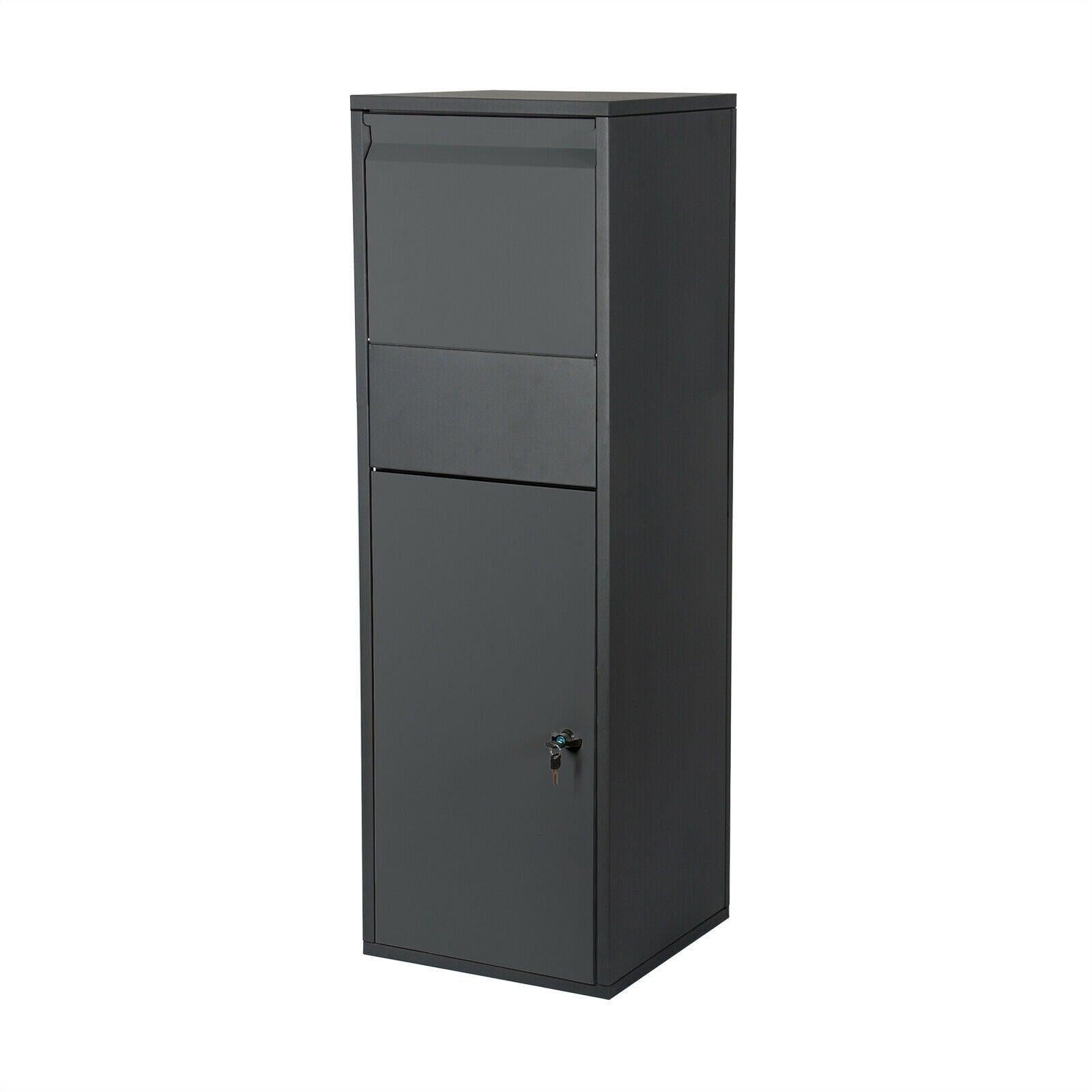 Cartello Cassetta Pacchi Adesivo 11x9 Cm - Segnaletica Acrilico Argento Per Consegne Sicure