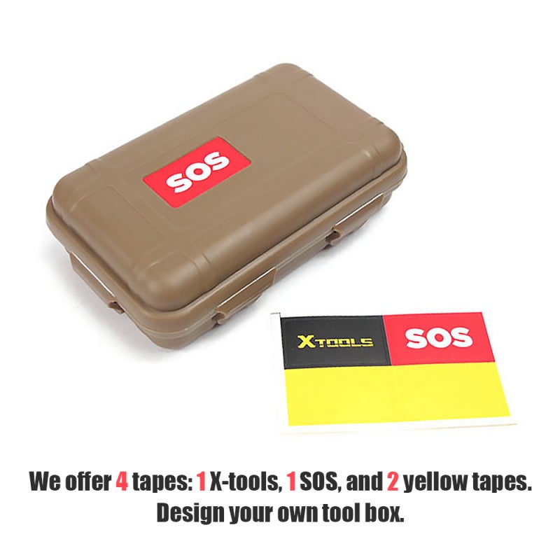 Mallette de survie étanche et résistante aux chocs pour l'extérieur, idéale pour le camping, les voyages, le rangement et le transport - 3