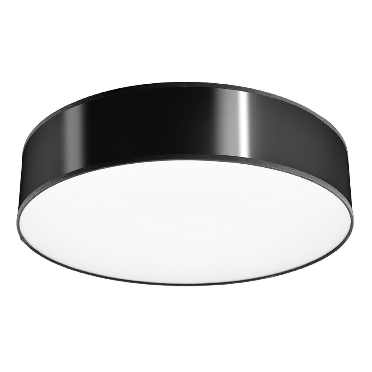 Plafon Arena okrągły czarny 4xE27x15W wym: 11 x 55 cm IP20 tworzywo sztuczne Sollux Lighting