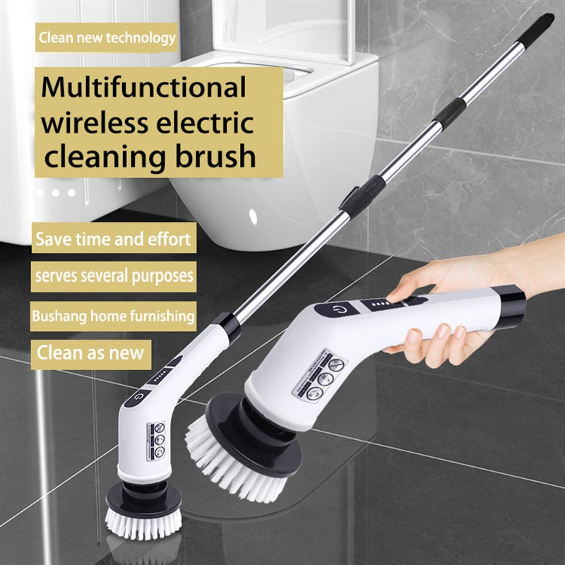 200PCS Nettoyeur électrique, brosse de nettoyage électrique, épurateur de douche avec 9 têtes de brosse remplaçables - 5