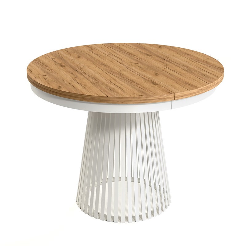 MINIO go for it, Stół rozkładany GORI w kolorze dąb craft złoty/biały