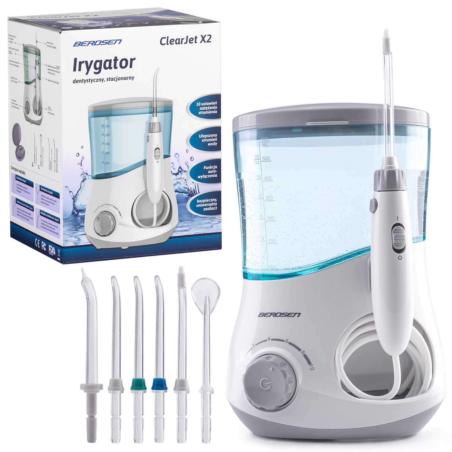 Irygator dentystyczny do zębów Berdsen ClearJet X2