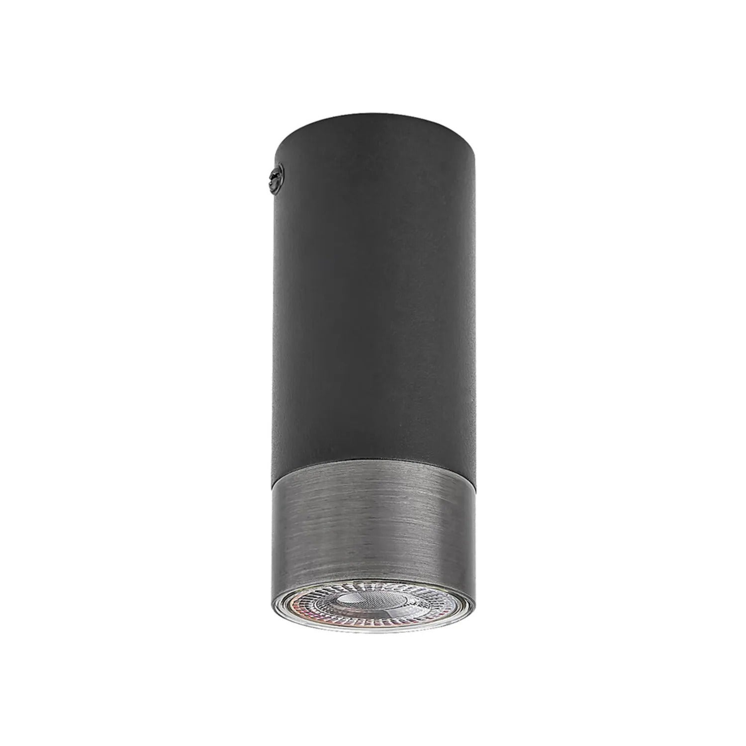 Reflektor sufitowy Spot Zircon czarny matowy-srebrny 1xGU10x10W wym: 12 x 5,2 x 5,2 cm IP20 Rabalux