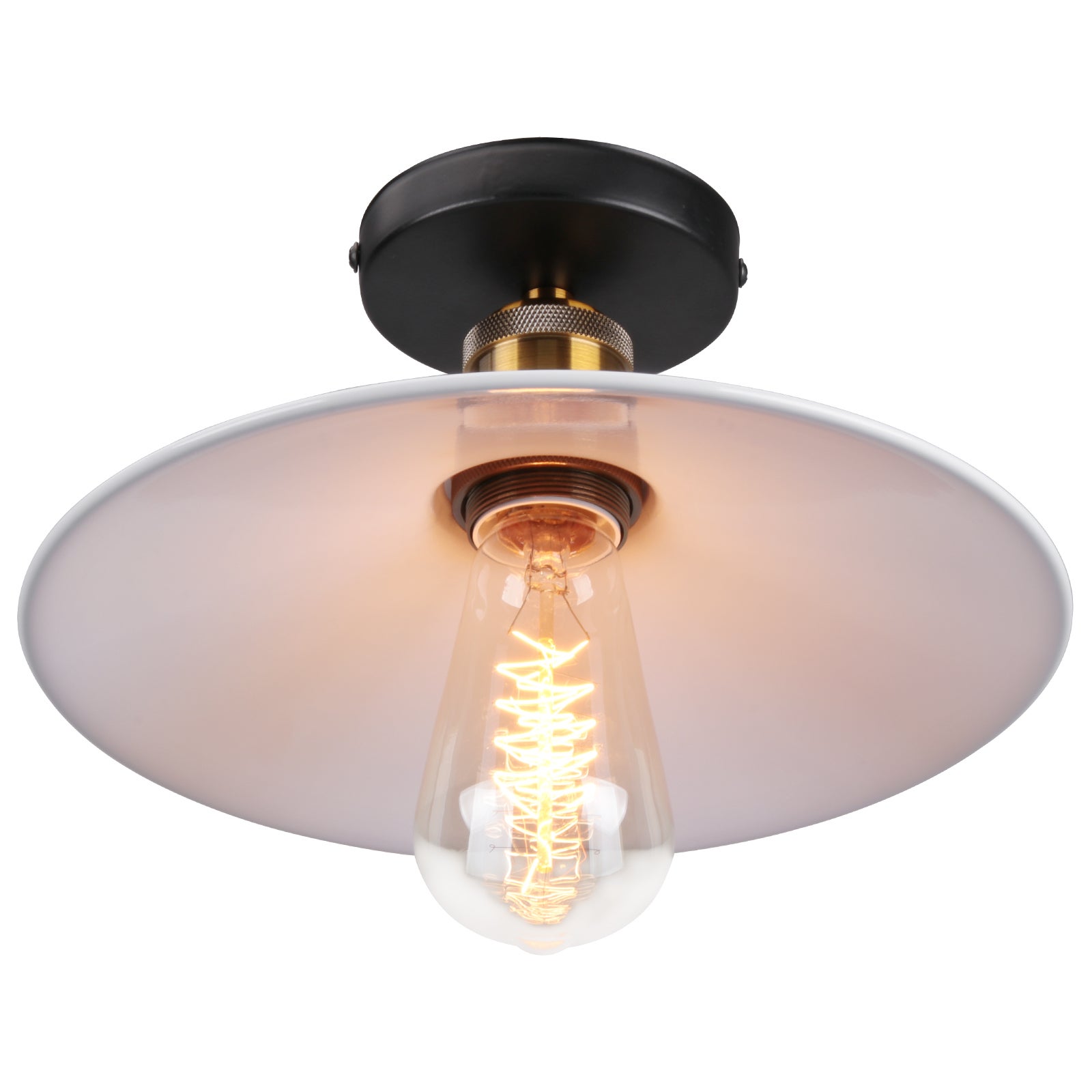 Plafoniera moderna, lampadario industriale a 6 luci E27 con angolo regolabile a 180°, lampada da soffitto vintage in metallo nero Lampada a sospensione retrò per soggiorno, camera da letto, cucina, ca