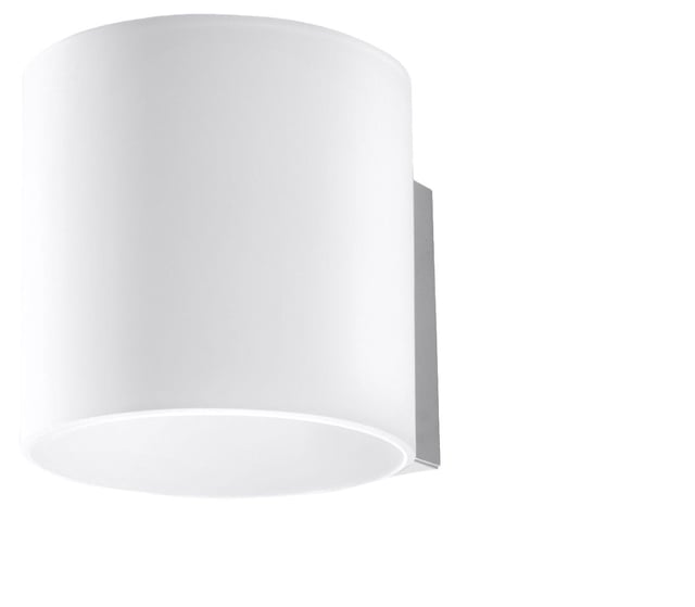 Kinkiet ścienny Vici biały 1xG9x40W wym: 10 x 12 x 12 cm szkło IP20 Sollux Lighting