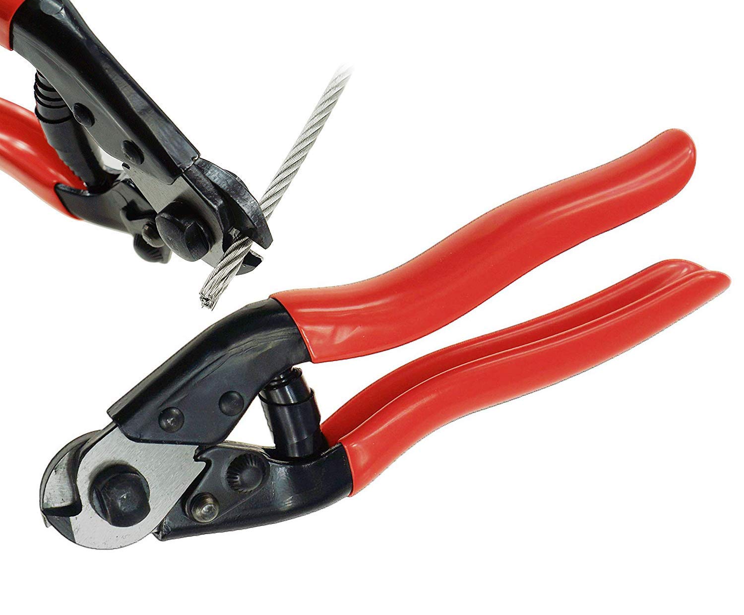 Bardzo wytrzymałe nożyce do cięcia kabli z mechanizmem zapadkowym do kabli aluminiowych/miedzianych o przekroju do 240 mm²