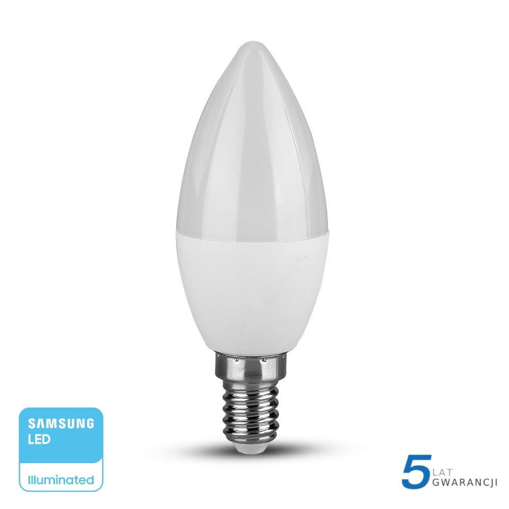 Lampadina LED SAMSUNG 7W E14 Candela VT-268 - 6400K - 3