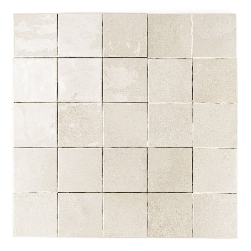 Carrelage Grès Cérame Sol/Mur Morocco Ivoire | 10 x 10 cm - 2