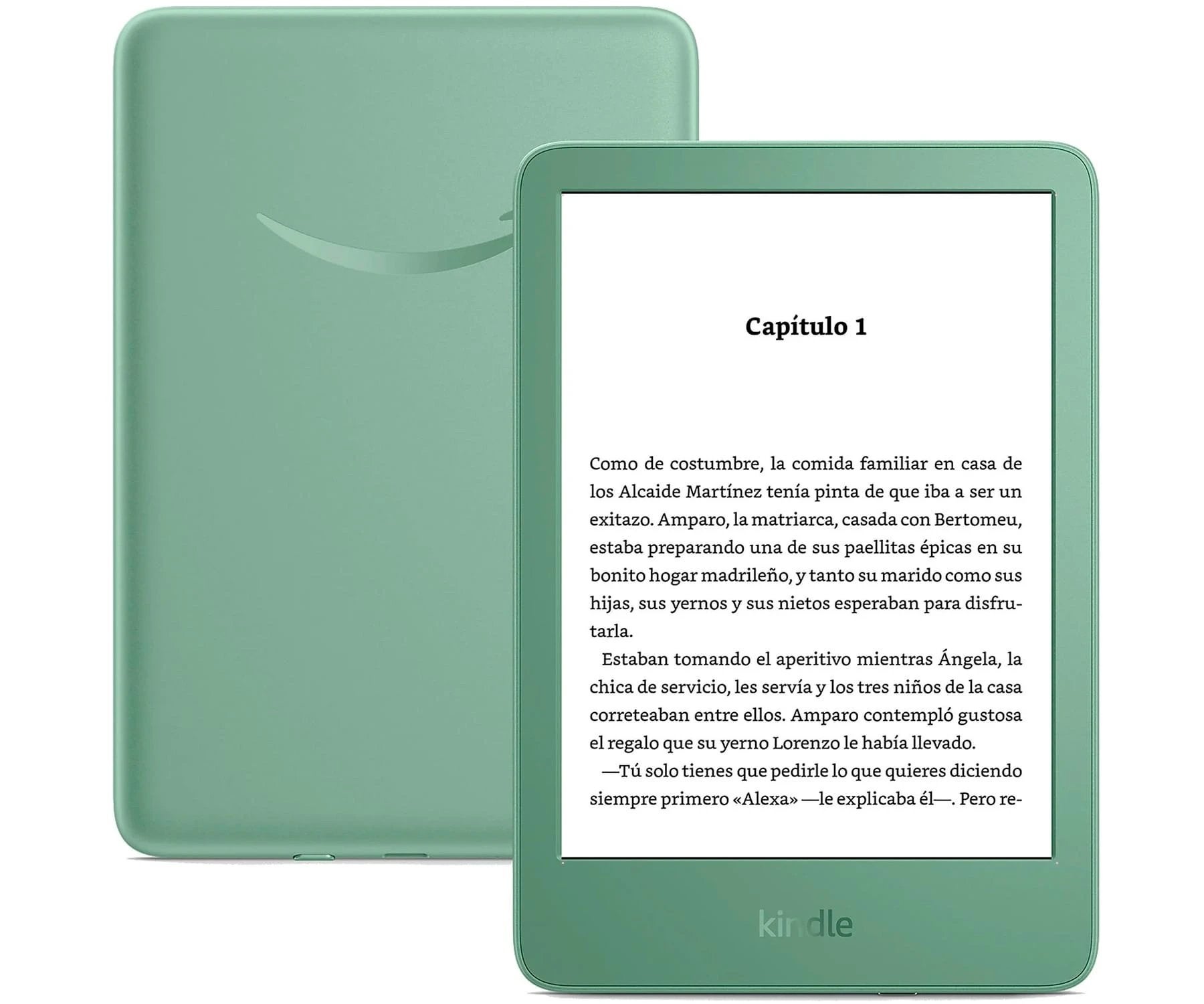 Kindle Libro Electrónico 6" 16GB con Publicidad Verde Matcha