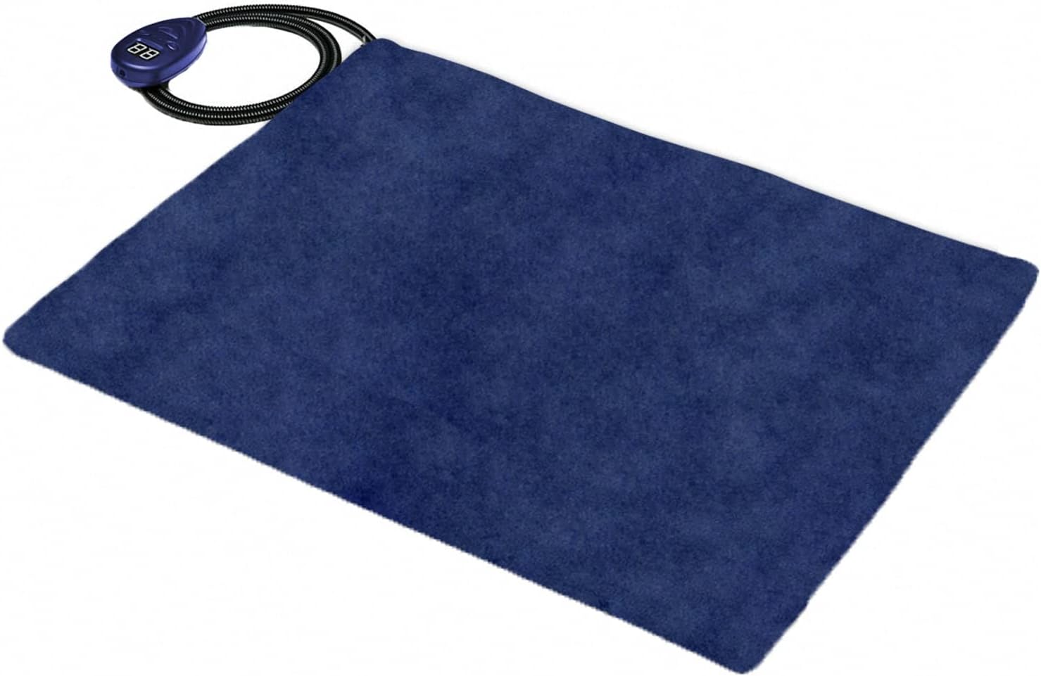 Wodoodporny materac grzewczy dla zwierząt – Materac grzewczy o stałej temperaturze – Wygodne i bezpieczne materiały – Niebieski, 40 x 30 cm