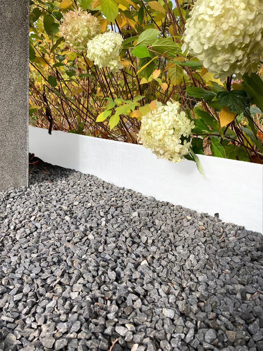Bordure de jardin Multi-Edge METAL 100 x 17,5cm | Revêtement Blanc - 3