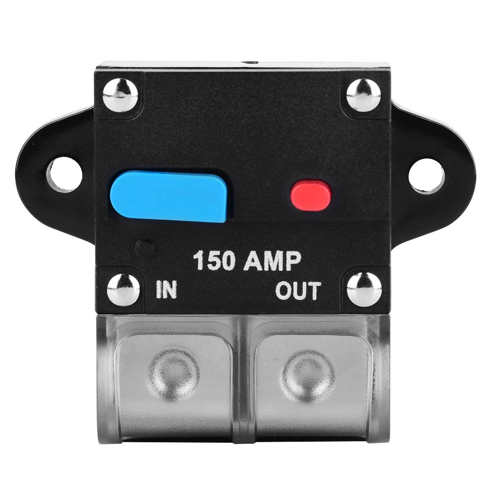 Porte-Fusible DC 12V-24V 150A à Réinitialisation Manuelle - Pour Audio Auto, Modification, Protection Circuit - 10