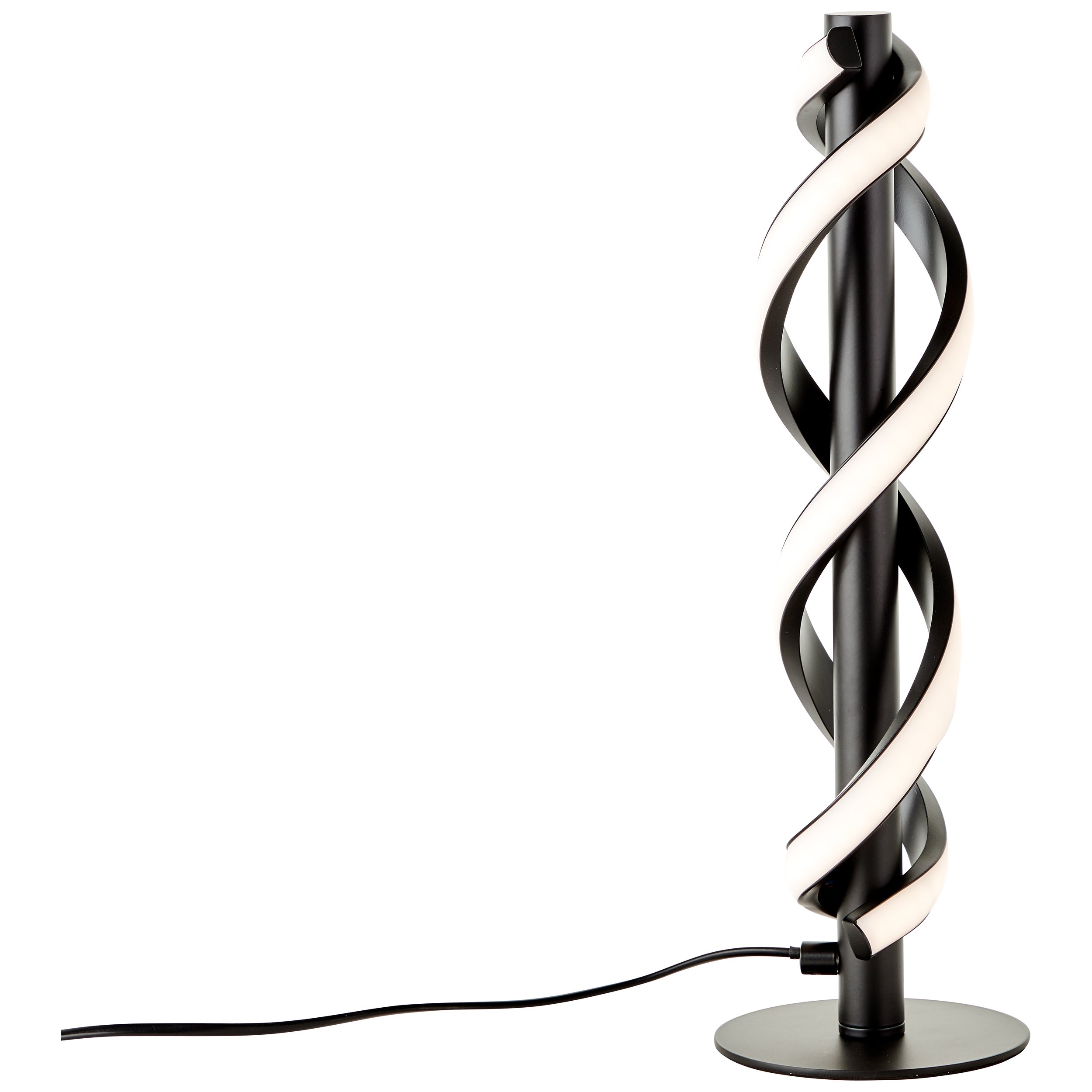 Lampa stołowa LED Brilliant Amalie 38cm czarna, metal/plastik, 1x zintegrowana dioda LED, 9W, (strumień świetlny: 1100lm, barwa światła: 3000K) - 3