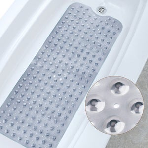 Tappetino Da Bagno Curve Memory Foam – Antiscivolo, Assorbente, Grigio, Lavabile In Lavatrice - 2