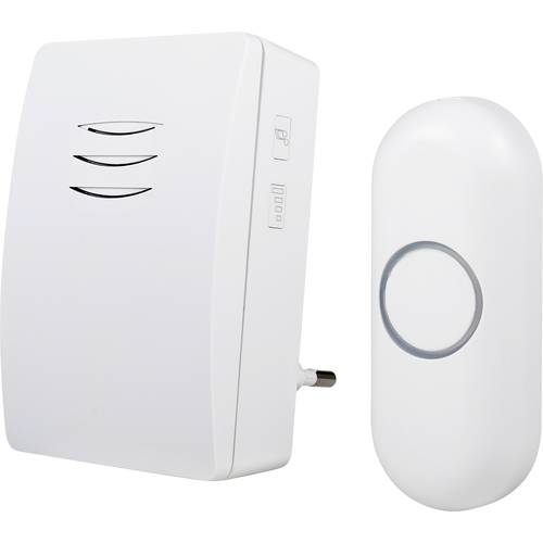 Byron Set Campanello Plug-in Senza Fili Bianco - 3