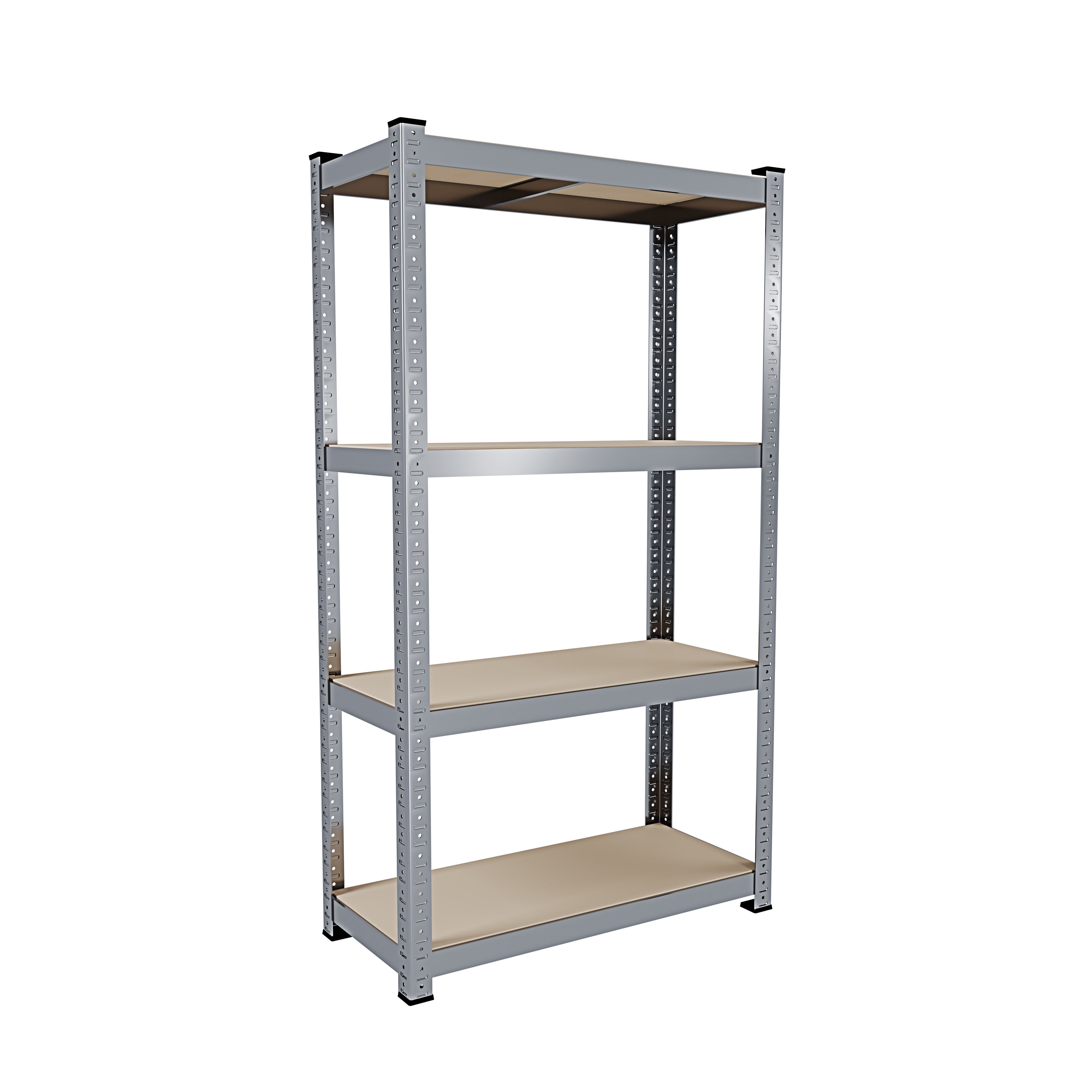 Scaffale Metallico Relaxdays 150x75x30cm - 4 Ripiani, Portata 160kg, Per Garage - Foto 4