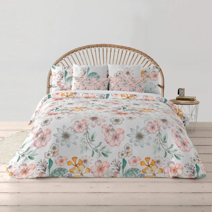 Capa de edredão em algodão com botões Calcuta - 200x200 cm - 4