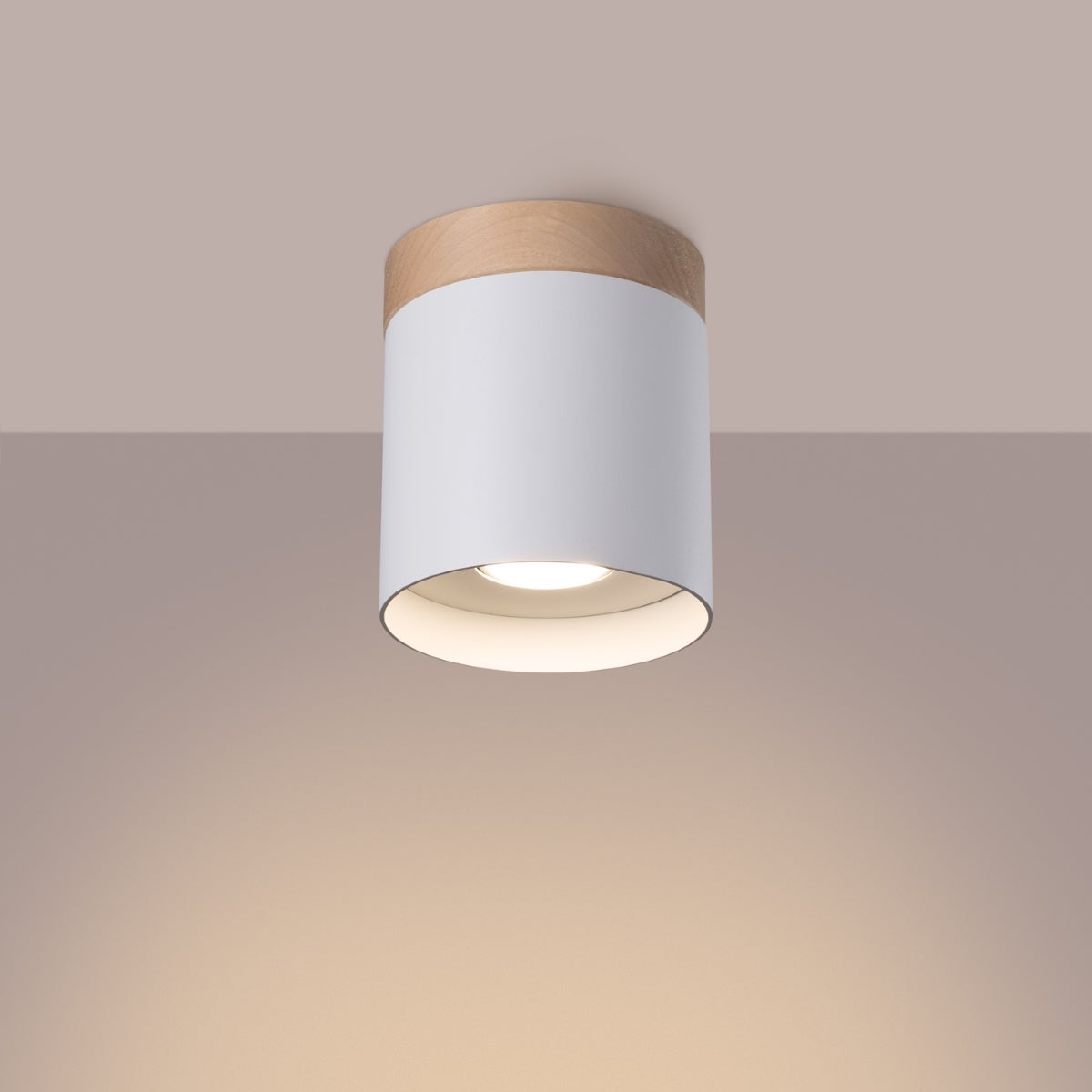 Plafon ZYN biały LED 3000K - 12x12x14cm Sollux