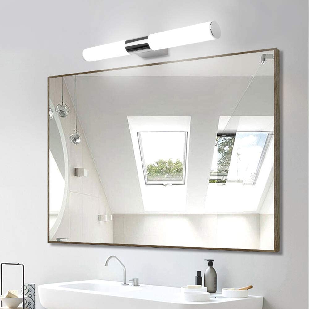 Lampe pour Miroir de salle de bain - 12W LED Applique 46 CM, lumière blanche,bain lampe de maquillage éclairage mural étanché, Non Scintillement - 4