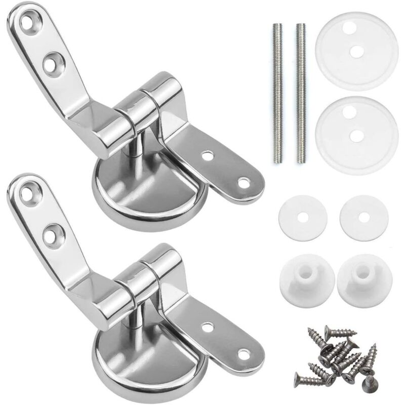 RW pachet de 2 balamale de schimb pentru capac toaletă cu fixări metalice, Cerniera 2buc