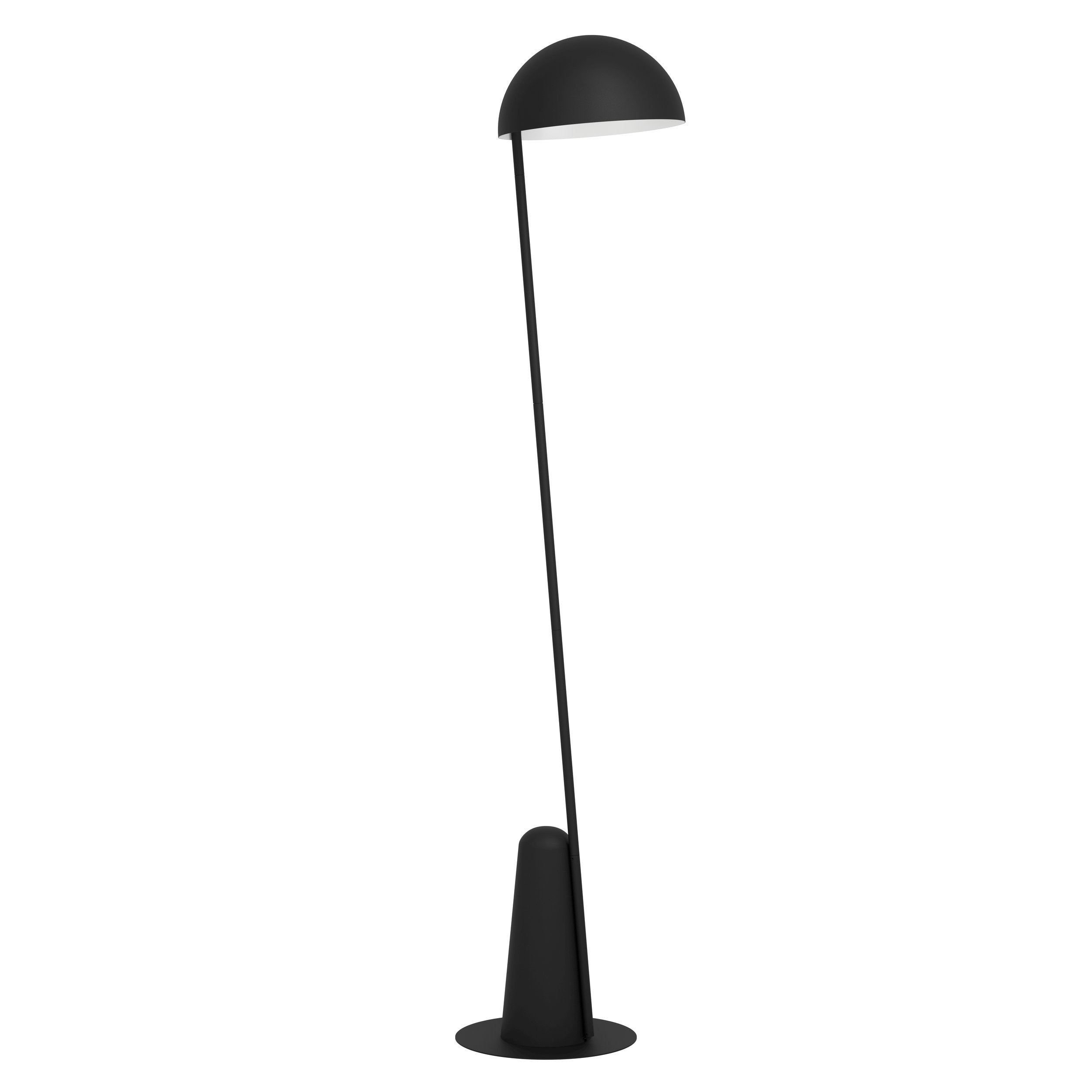 Lampada Da Terra Cuba – Design Bimateriale In Pino E Ferro, H 158 Cm, Parallelepipedo, Colore Nero