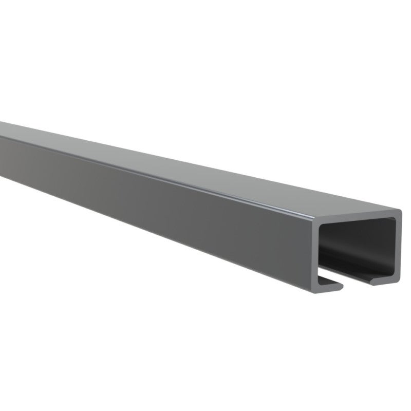 Kit clôture composite et aluminium à sceller H 1m80 L 3m60 gris anthracite avec renforts acier - Palissade - Brise vue - 9