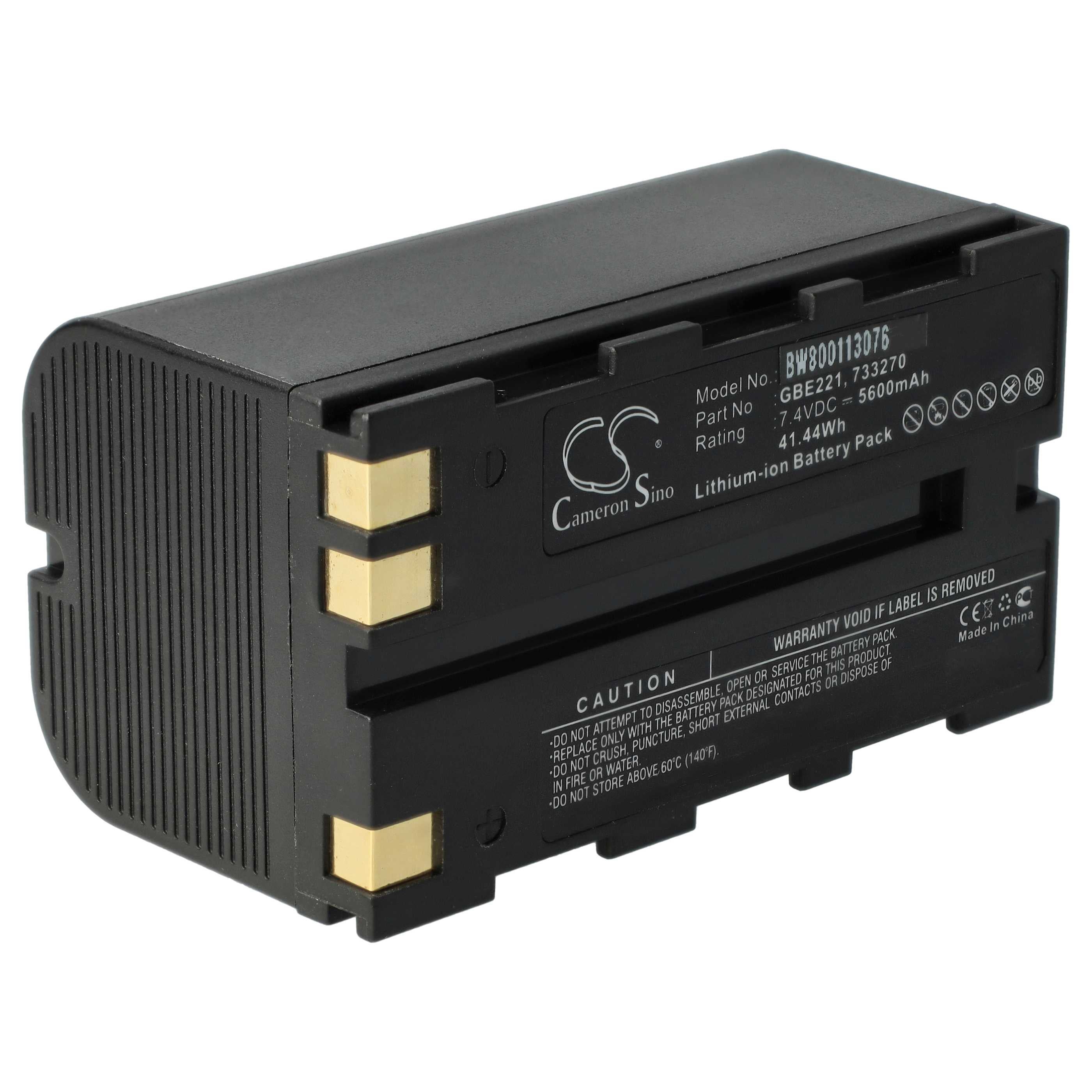 Replacement Battery For Leica Total Stations — Compatible With GEB211, GEB212, GEB221, GEB222, GEB90, 7.4V 5600mAh
