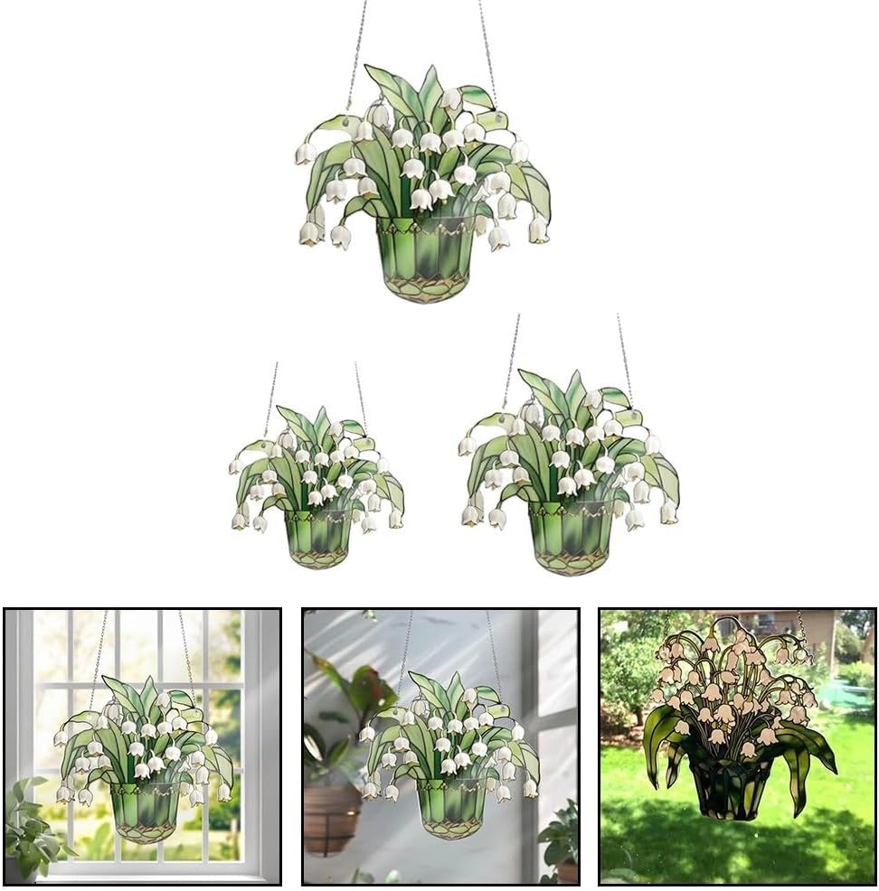 Realistyczne dekoracje akrylowe do użytku wewnątrz i na zewnątrz - Piękny gadżet do domu lub ogrodu (rozmiar M 15*15*0,4 cm)