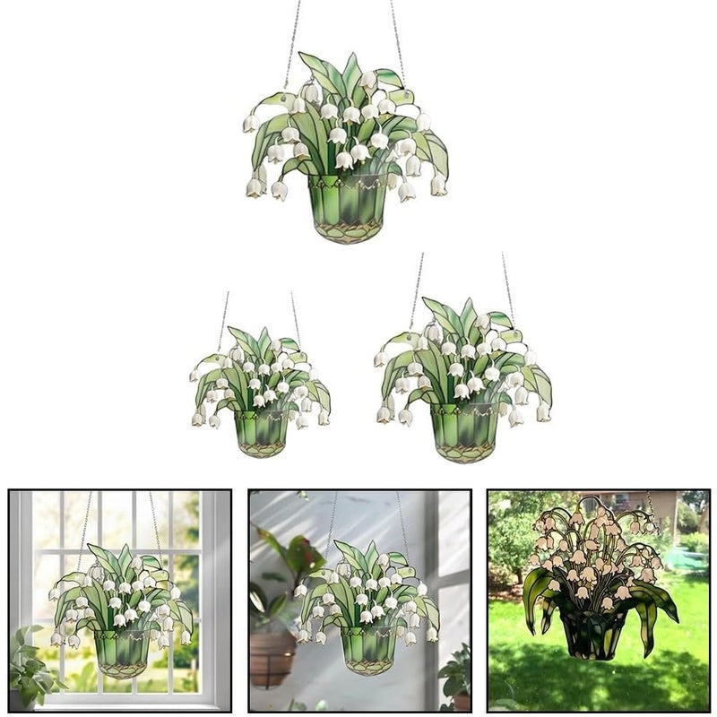 Realistyczne dekoracje akrylowe do użytku wewnątrz i na zewnątrz - Piękny gadżet do domu lub ogrodu (rozmiar M 15*15*0,4 cm)