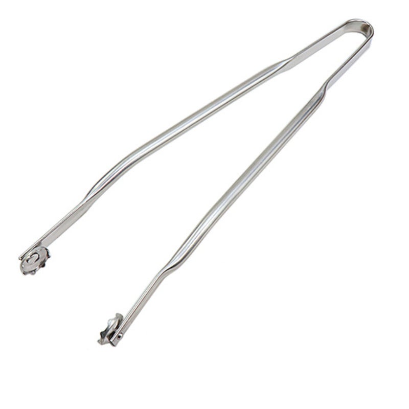 Szczypce do grilla ze stali nierdzewnej z kółkami - 30 cm - do kuchni, grilla i płyty grzewczej - Jakość profesjonalna - Wyprodukowano we Francji