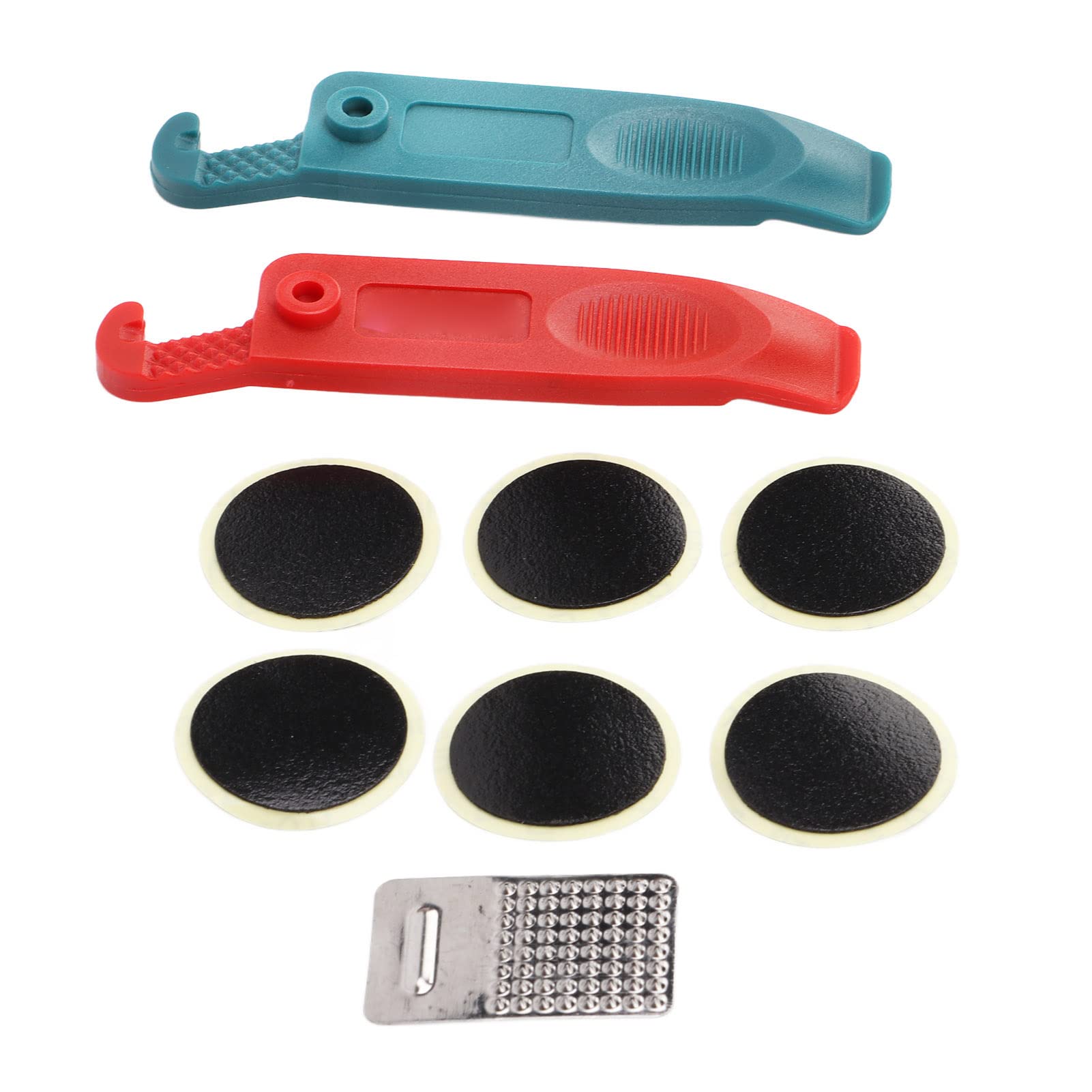 Kit Réparation Pneu Vélo – Mini Pompe + Patchs Sans Colle + Outils – Sesamegate