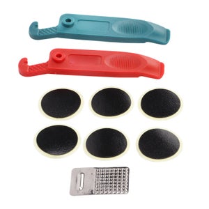 Kit De Réparation De Pneus De Vélo - Outils Professionnels En Acier Inoxydable - Pour VTT, Route, Ville - Boîte De Rangement