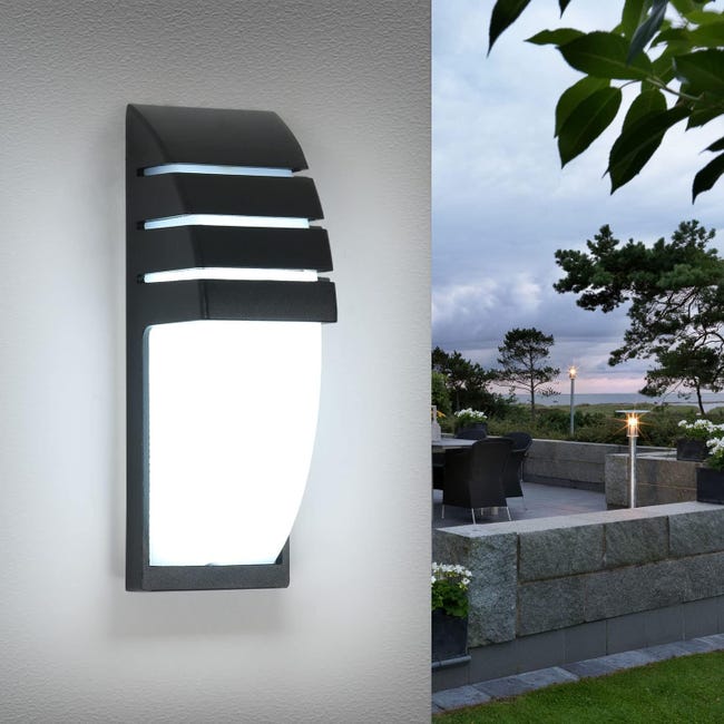 COMELY Applique Murale Ext rieure LED IP65 Noir 12W 1350 Lm 6000K Blanc COMELY Applique Murale Ext rieure LED IP65 Noir 12W 1350 Lm 6000K Blanc