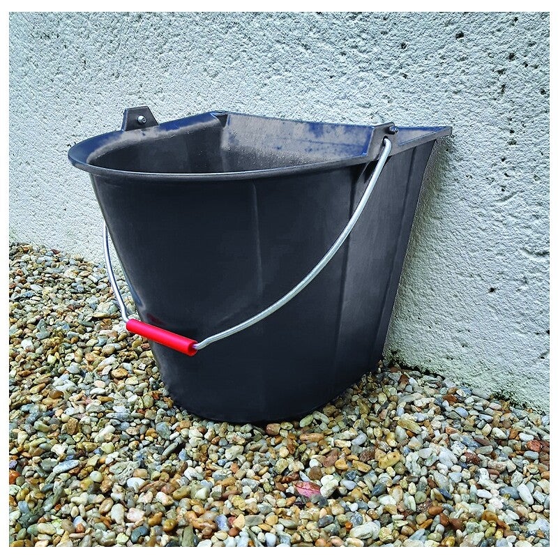 Seau Taliagom® renforcé côté plat à ergots 13L Taliaplast - 3
