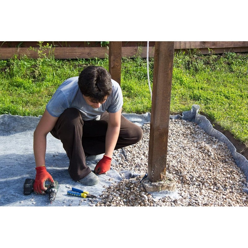 Telo ANTIRADICE tessuto non tessuto (TNT) geotessuto grammi 200/m2 drenante - m 2x10 = 20 m2 - 3