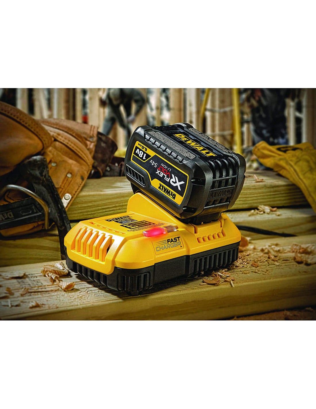 DeWALT DCB118-QW - Carregador de Bateria - 8 A - para DeWALT DCMPP568N-XJ, XR DCB182, DCB184 - 7