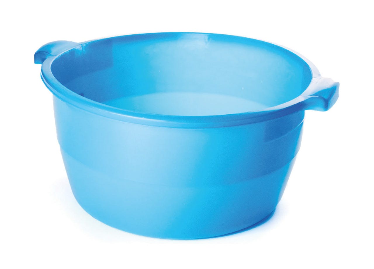 Bacinella/Bagno Tondo In Plastica SIT Mobil - Diametro 36 Cm, Bianco, 11 Litri, Ideale Per Alimenti - Foto 9