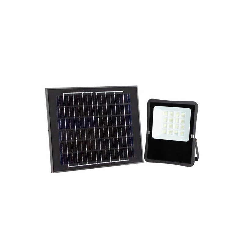 Solar 16w Proyector LED solar 16W - 1200LM - 6000K - IP65 - Control remoto ...