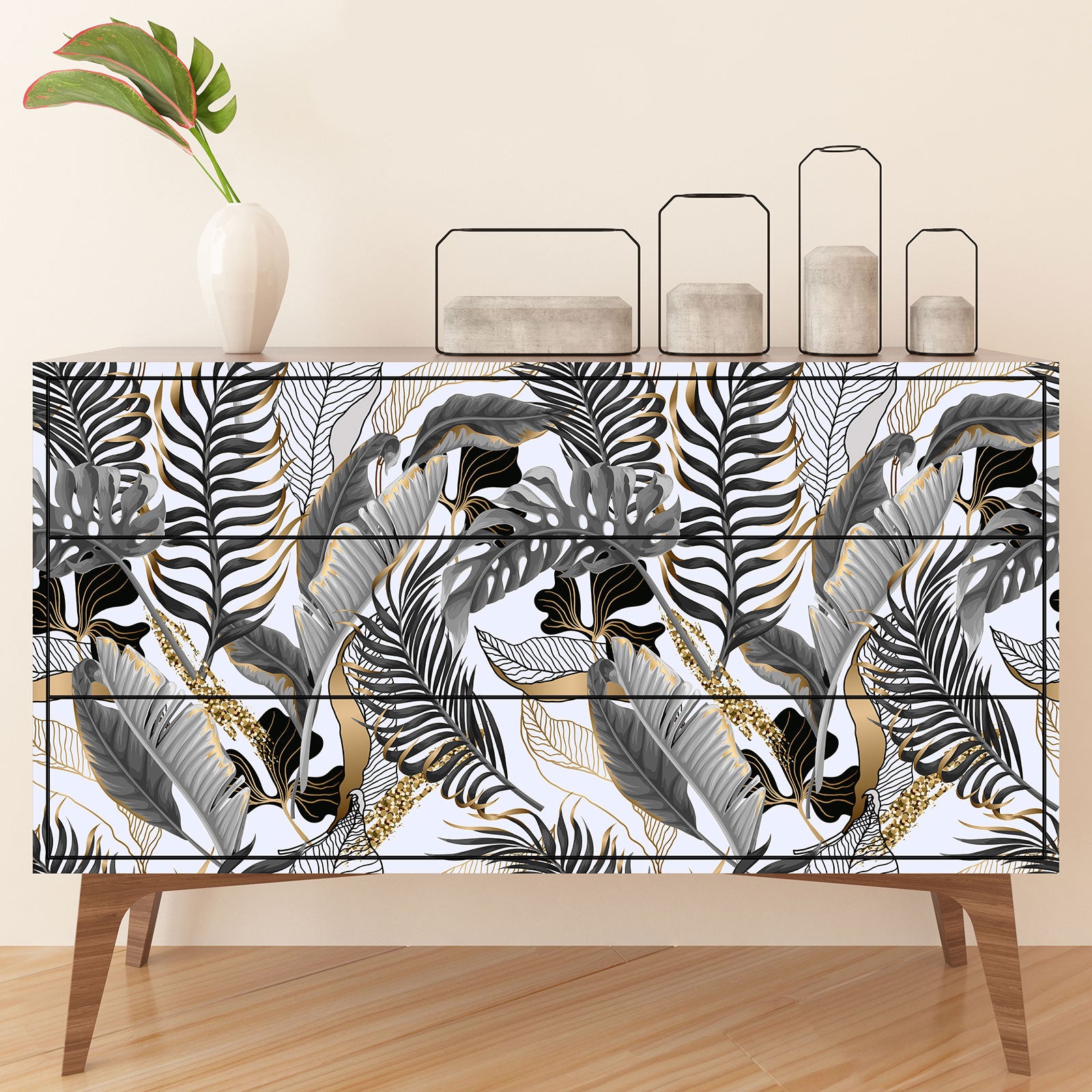 Stickers meuble Feuilles 3617689924052 Adhésif + Protection MATE