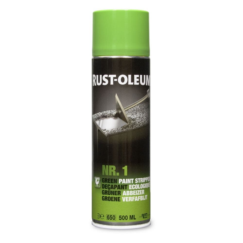 Preparat do usuwania starych warstw farb i kleju Rust-Oleum Green Paint Stripper nr1 0.5L spray