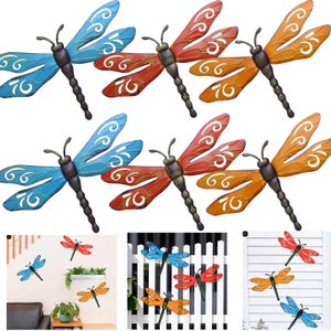 Wifehelper Clips De Poteau De Fausse Libellule, Décoration