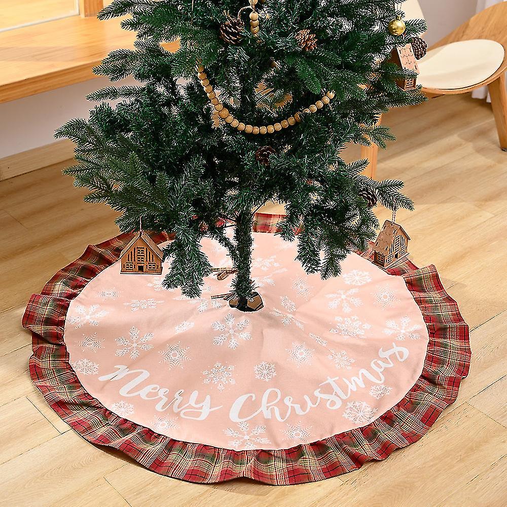 Collier D'arbre De Noël à Faire Soi-même, Maison En Pain D'épice, Jupe D' Arbre Avec Lumières LED, Couverture De Base D'arbre De Noël, Décoration De Maison De Vacances De La Nativité