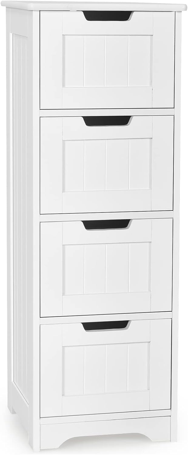 WOHNLING Design Del Bagno Mobile Luis Stile Rustico In MDF 30 X 83 X 30