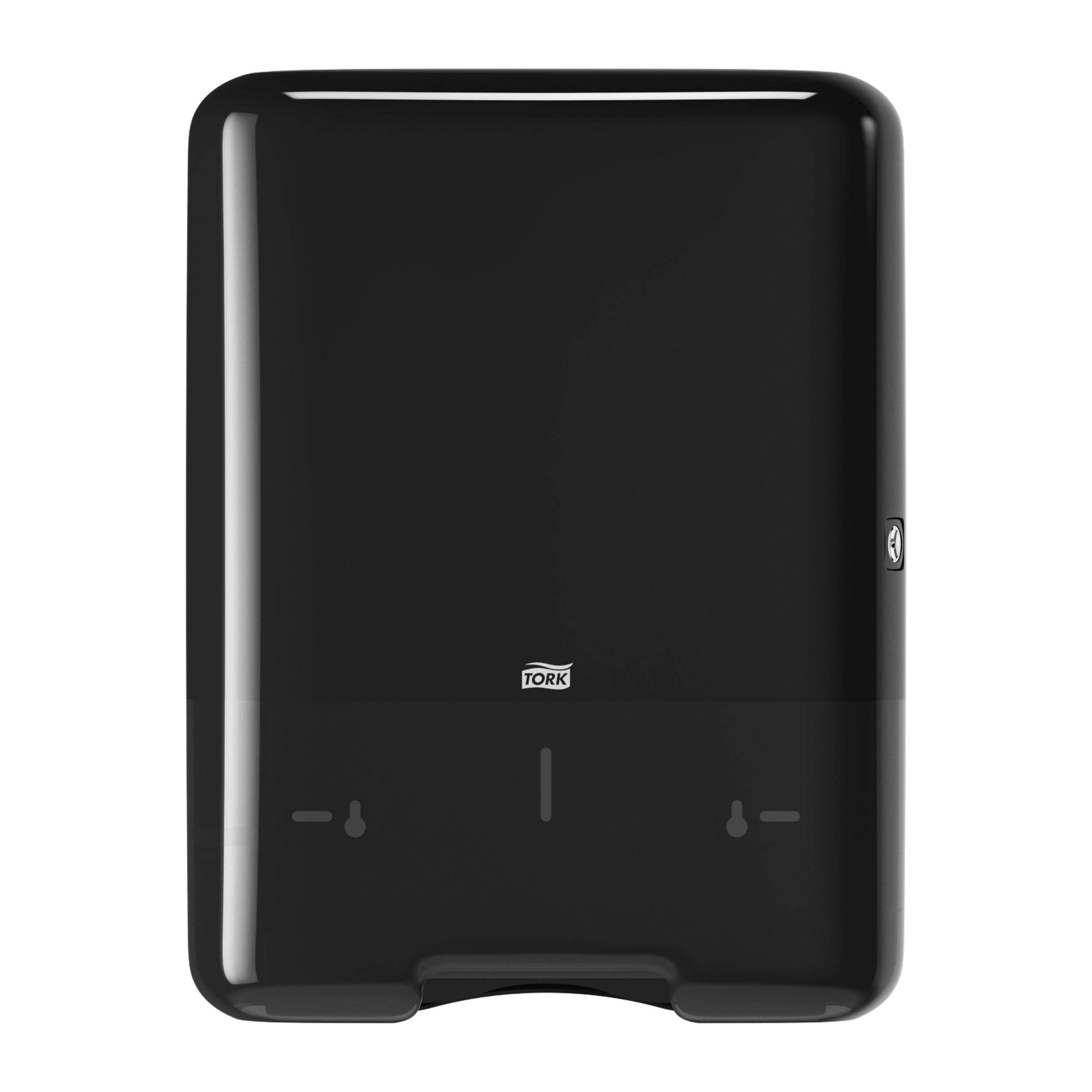 Tork 558000 Dispenser per asciugamani ad estrazione centrale Mini, sistema M1, 32,1 cm x 17,4 cm x 16,5 cm (altez. x largh. x profond.), Elevation design, colore bianco