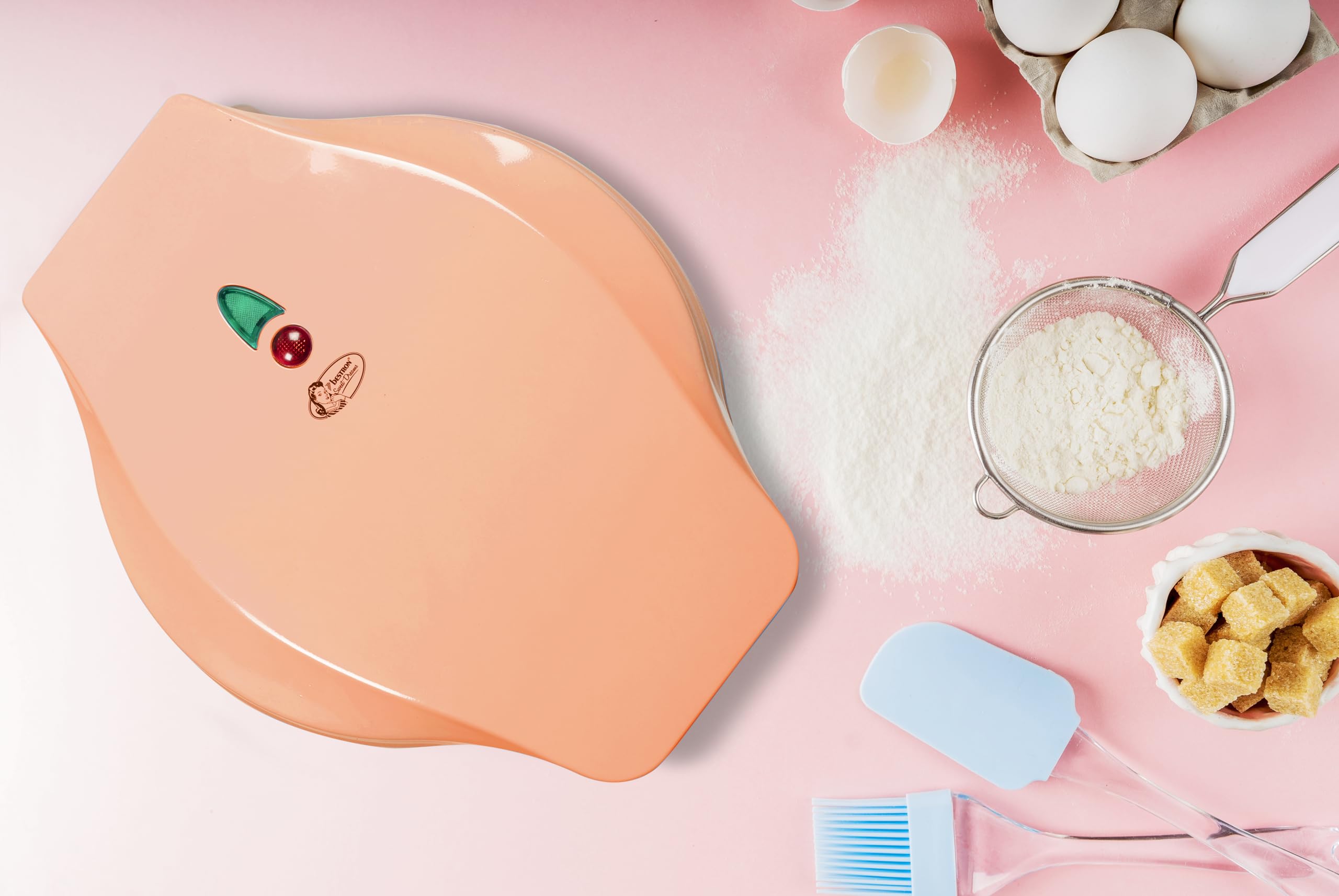 Bestron Set Di 3 Pinze Da Cucina In Bambù – 25 Cm – Perfette Per Waffle, Crêpes E Servire – Multicolore, Legno Naturale – Antigraffio, Manico Sottile