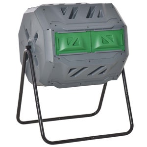 Composteur De Jardin 300L Style Bois Grande Capacité Bac Composteur Composteur De Jardin 300L Style Bois Grande Capacité Bac Composteur