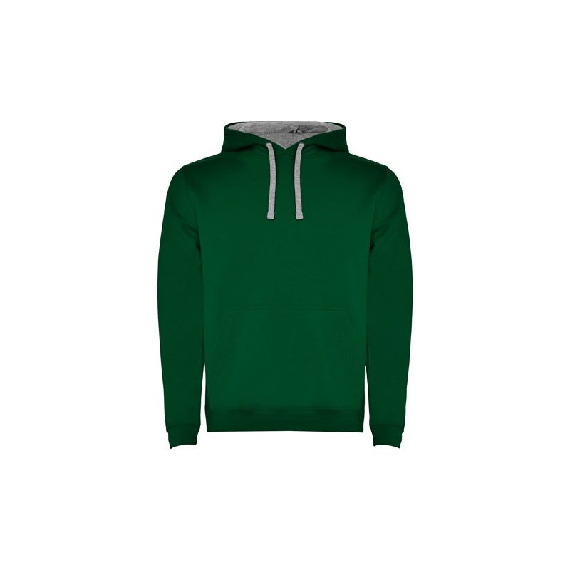 Sudadera URBAN ROLY 1067 con capucha bicolor de doble tejido