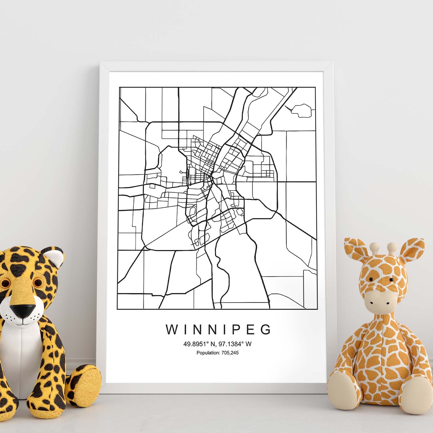 Nacnic Lámina Mapa De La Ciudad Tel Aviv Estilo Nordico En Blanco Y Negro Poster Tamano A3 Sin Marco Impreso Papel 250 Gr Cuadros Laminas Y Posters Pa 87649691