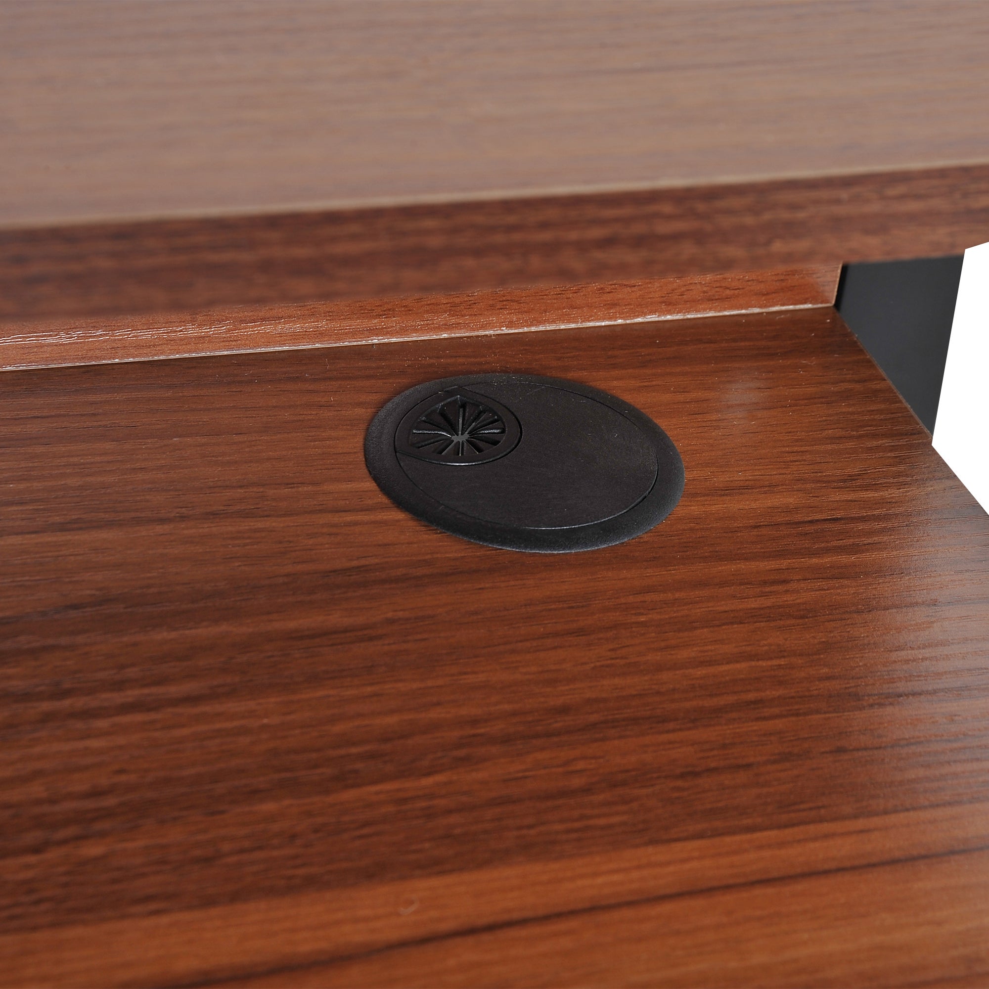 Bureau secrétaire MDF marron HOMCOM - 9